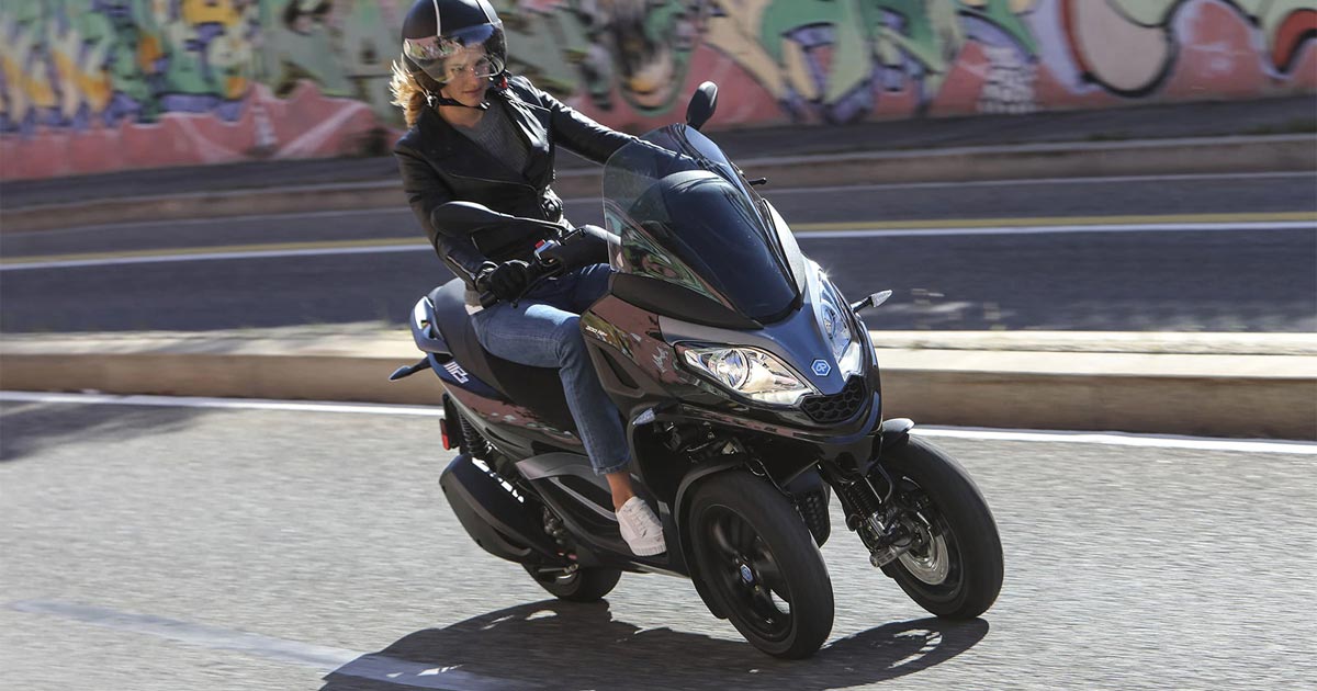 Piaggio Ride Now con Piaggio Care su gamma MP3