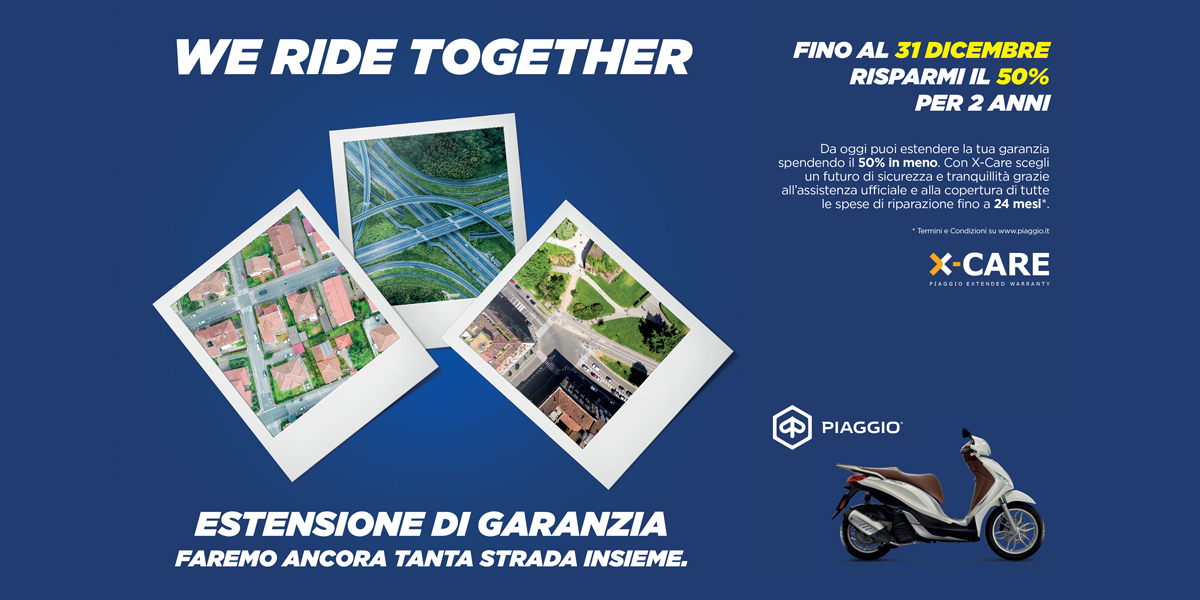 Promozione estensione di garanzia gamma Piaggio