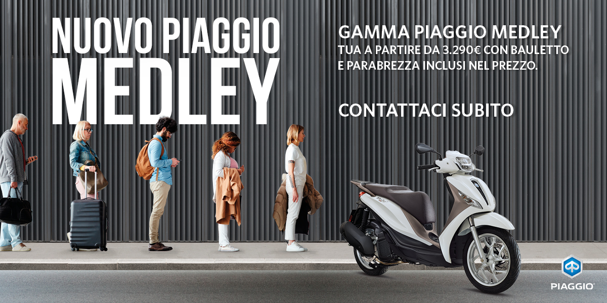 Promozione Piaggio Medley #SMARTDISTANCING