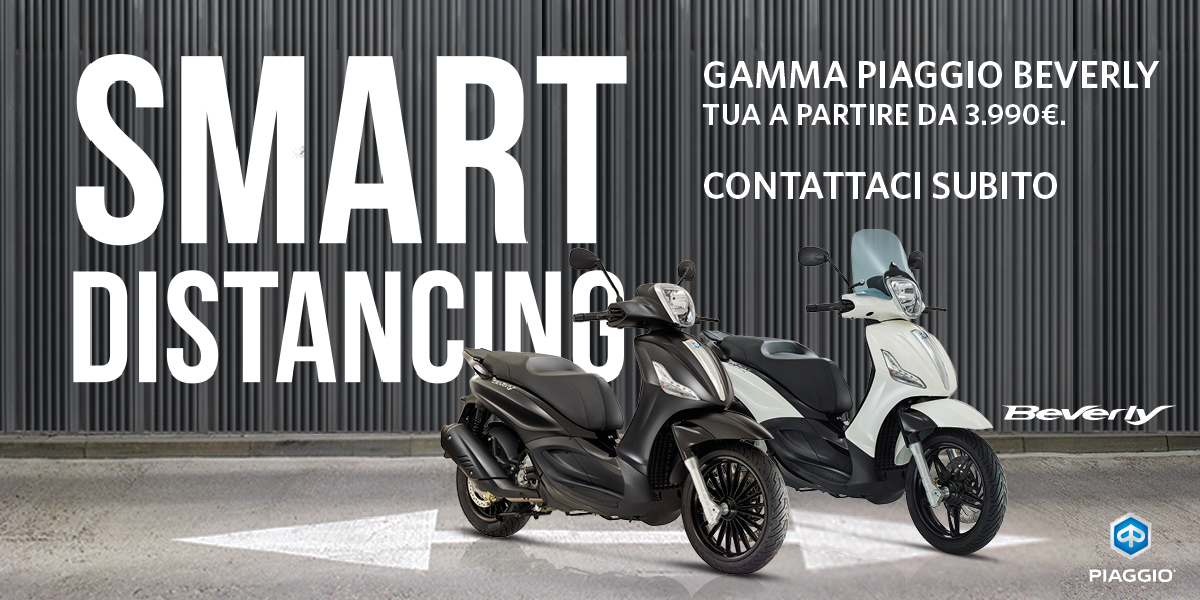 Promozione Piaggio Beverly #SMARTDISTANCING