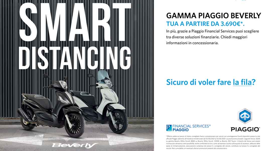 Promozione Piaggio Beverly Euro 4