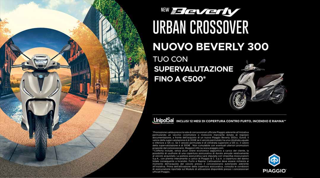 Piaggio New Beverly 300 tuo con supervalutazione