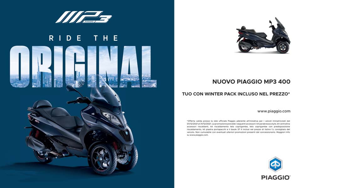 Piaggio MP3 400 tuo con winter pack