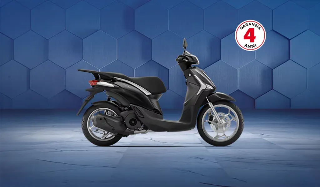 Il tuo nuovo Piaggio Liberty 125/150 a partire da 89€ al mese (TAN 3,48%, TAEG 11,59%) con 300€ di vantaggi