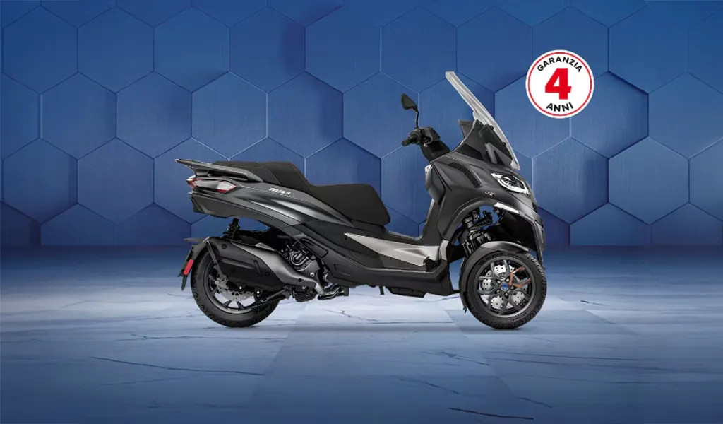 Nuovo Piaggio MP3 a partire da 209€ al mese (TAN 3,49%, TAEG 9,11%) e vantaggi fino a 750€